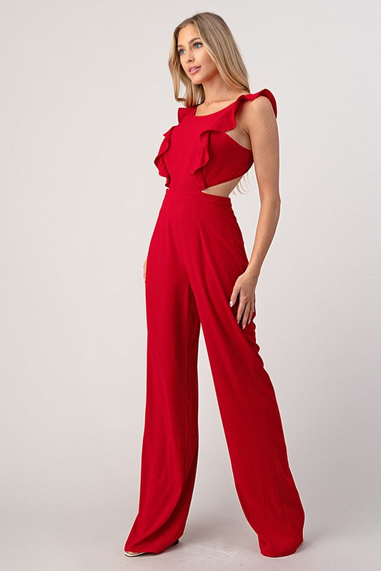 Jumpsuit -  Red
