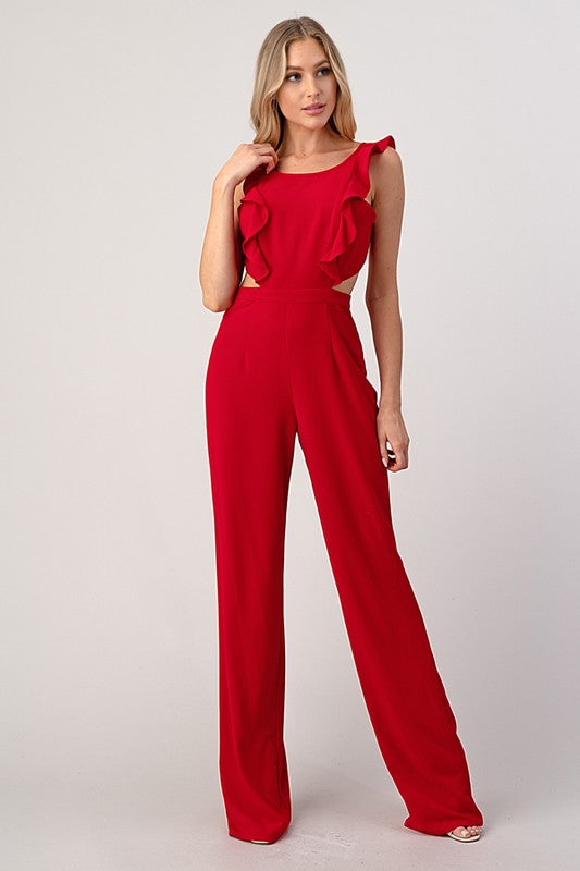 Jumpsuit -  Red