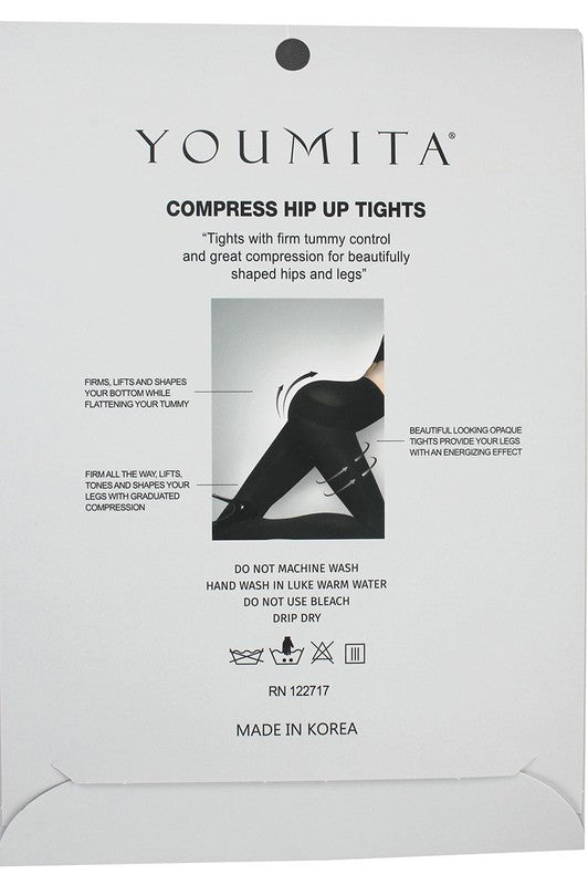 CONCEALER PANTYHOSE - COMPRESS HIP UP TIGHTS