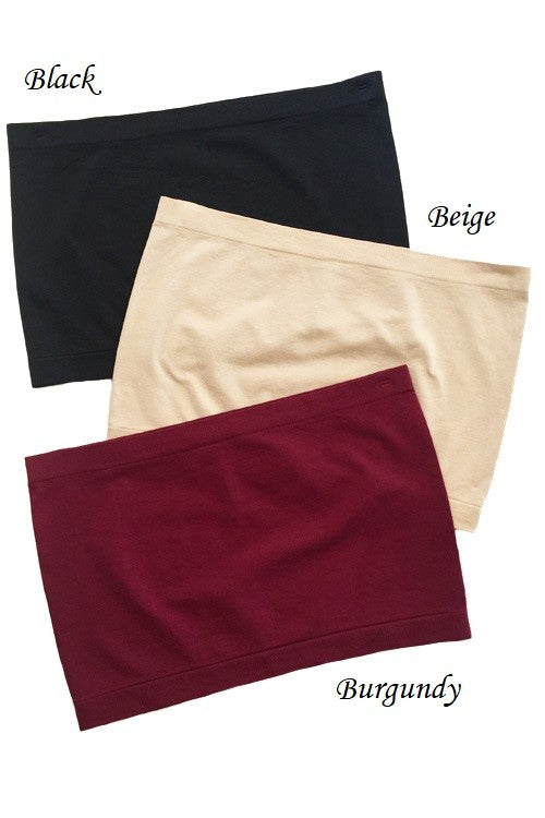 SEAMLESS TUBE TOP - ONE SIZE