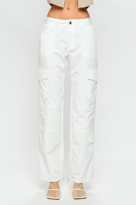 Mindy Utility Pants Off White
