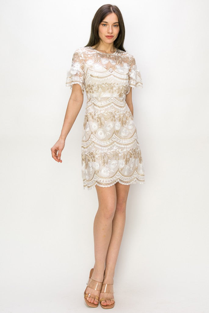 LACE MINI DRESS