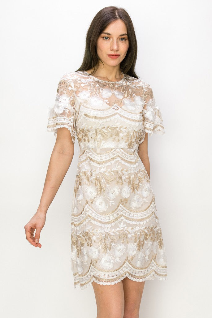 LACE MINI DRESS