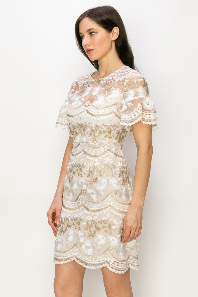 LACE MINI DRESS