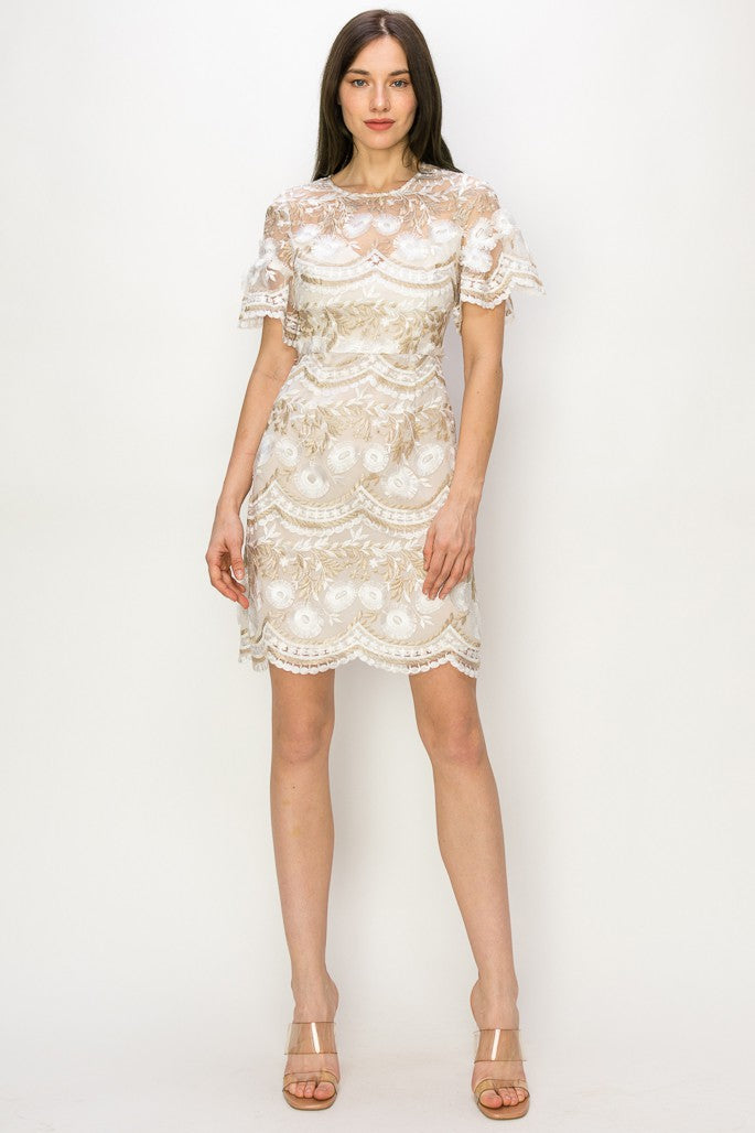 LACE MINI DRESS
