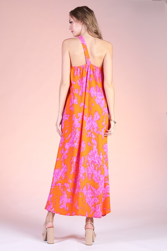 SWEET MAGNOLIA ONE SHOULDER ASYMMETRICAL DRESS