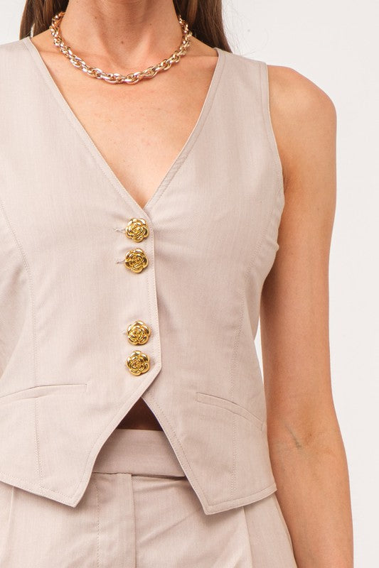 FRANKIE VEST AND TROUSERS SET