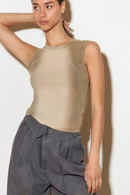 TANK TOP - CHARCOAL