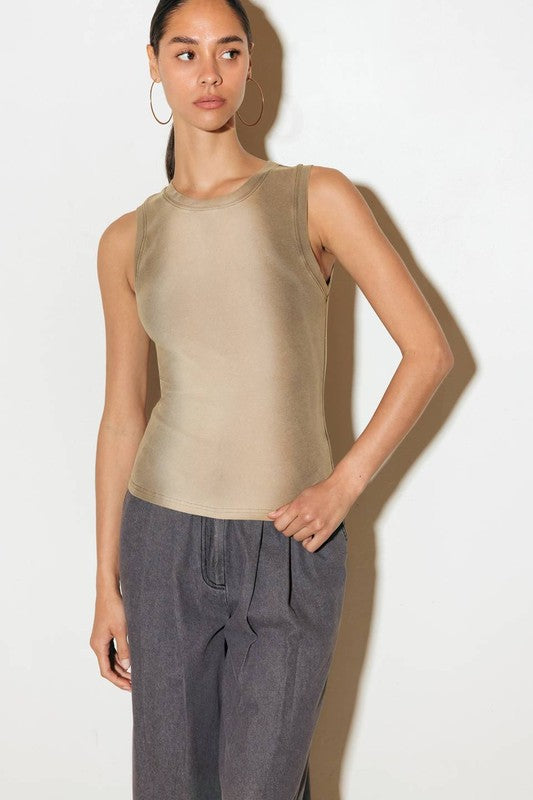 TANK TOP - CHARCOAL
