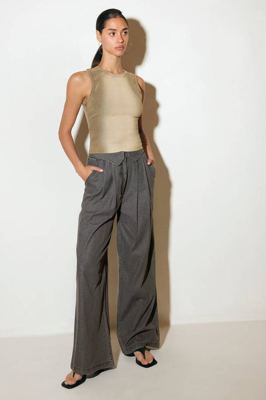 TANK TOP - CHARCOAL