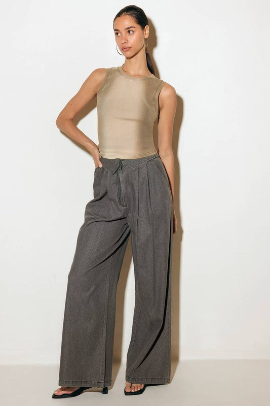 TANK TOP - CHARCOAL