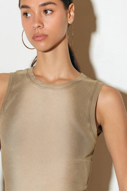 TANK TOP - CHARCOAL