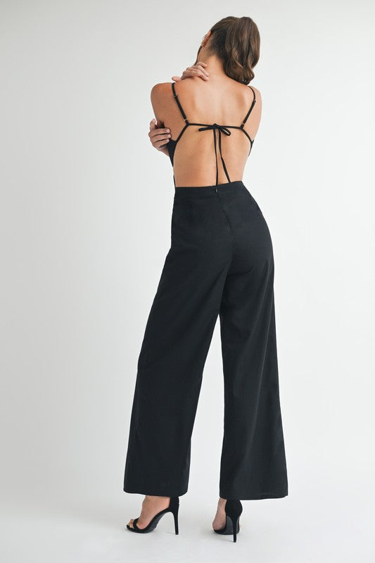 FLORA LINEN JUMPSUIT