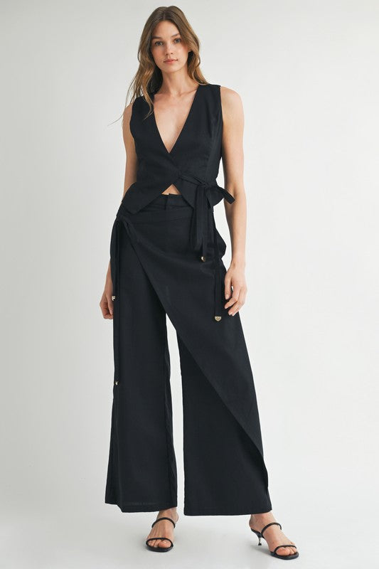 VEST TOP AND PANT SET