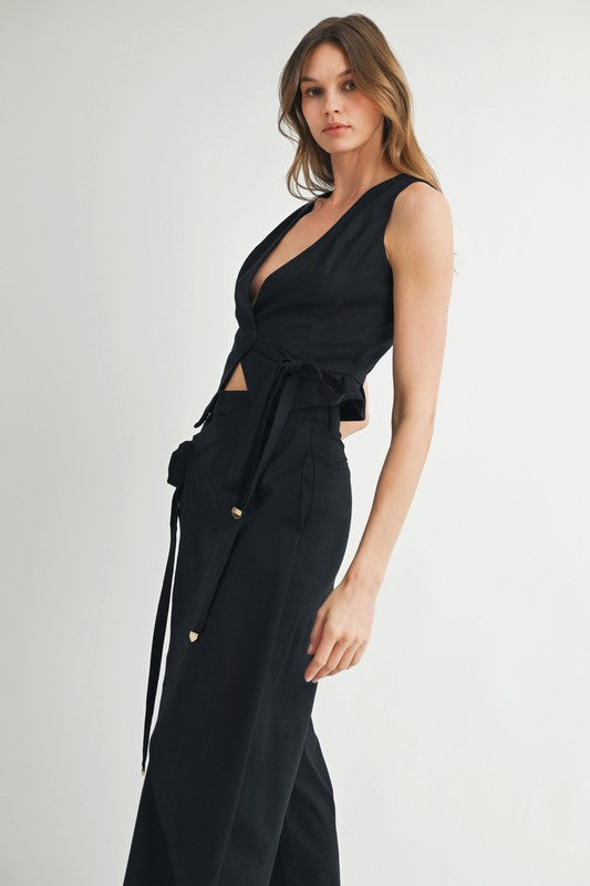 VEST TOP AND PANT SET