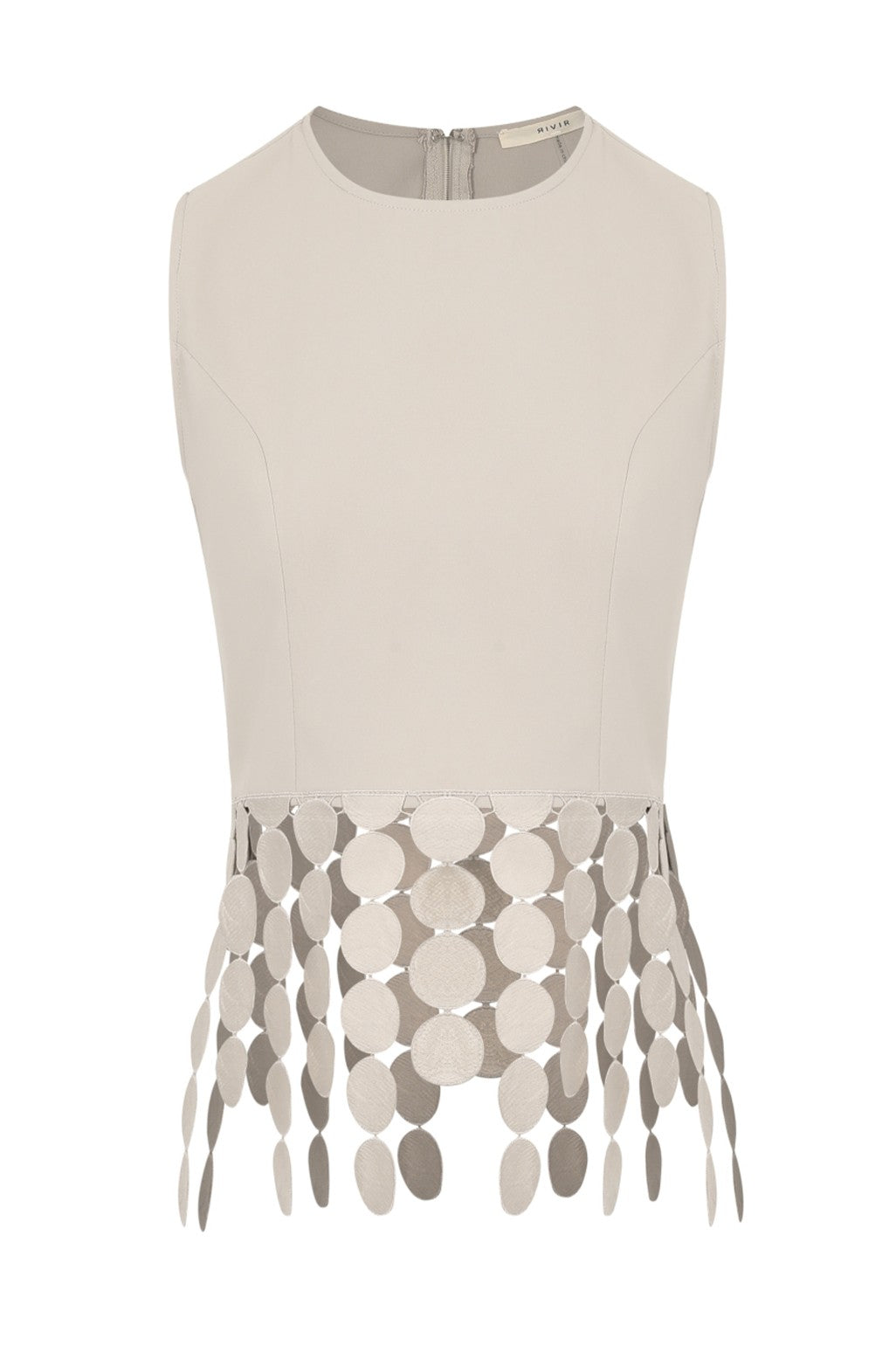 Sleeveless Top - Beige