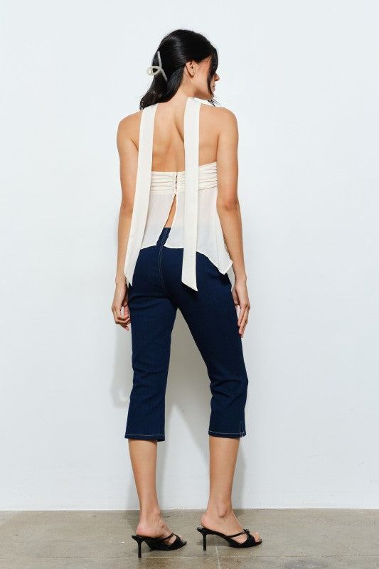 Jennie Strapless Top - Ivory