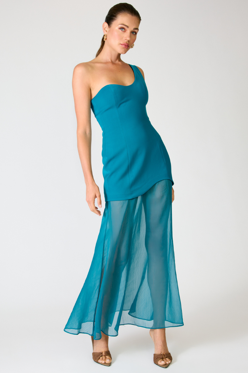 NIKOLETA MAXI DRESS - TEAL