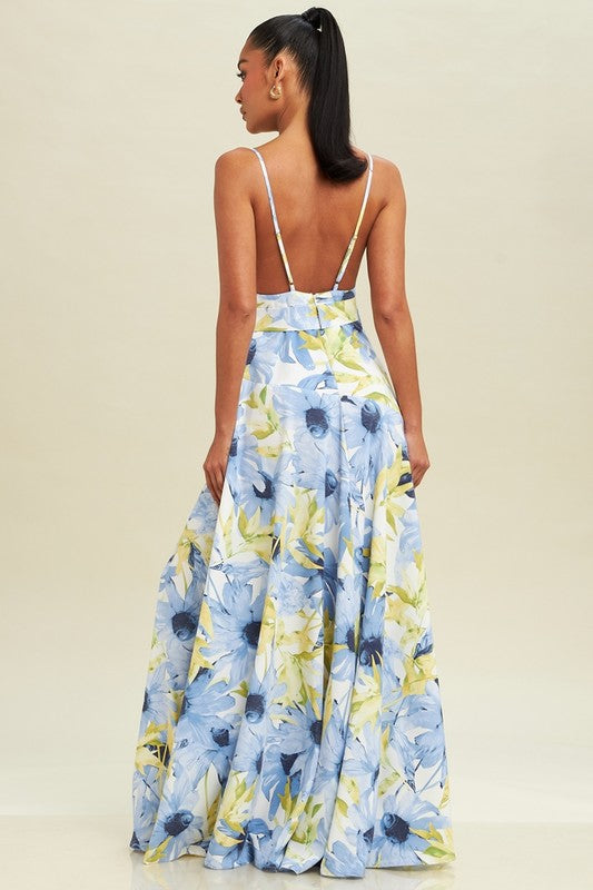 AMELIA COWL MAXI DRESS