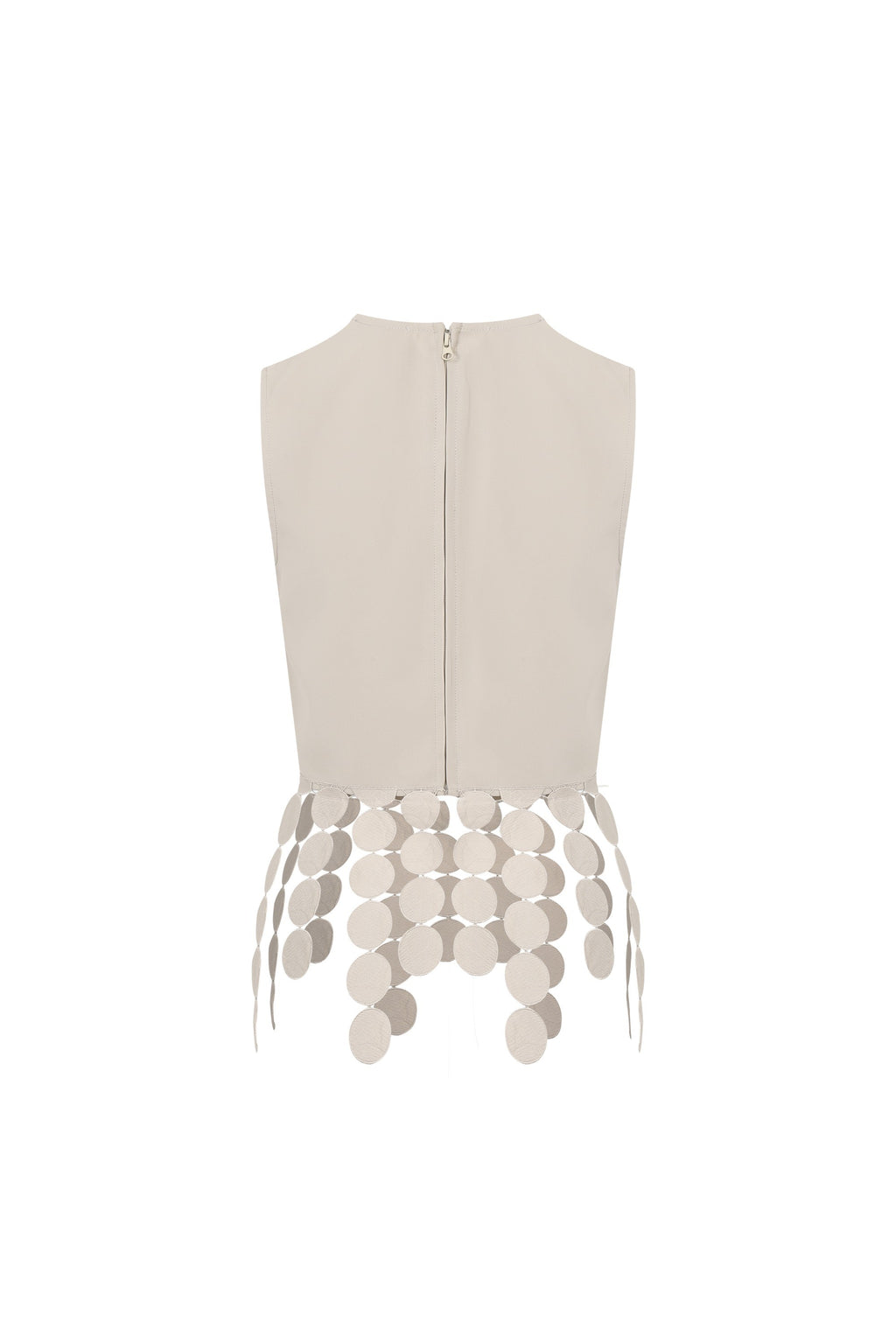 Sleeveless Top - Beige