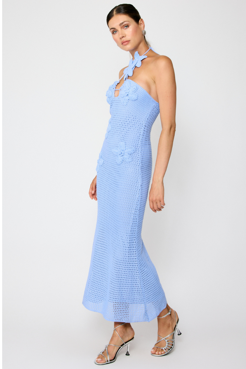 GIENNA MAXI DRESS - POWDER BLUE