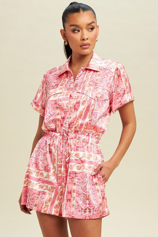 PAISLEY BORDER ROMPER