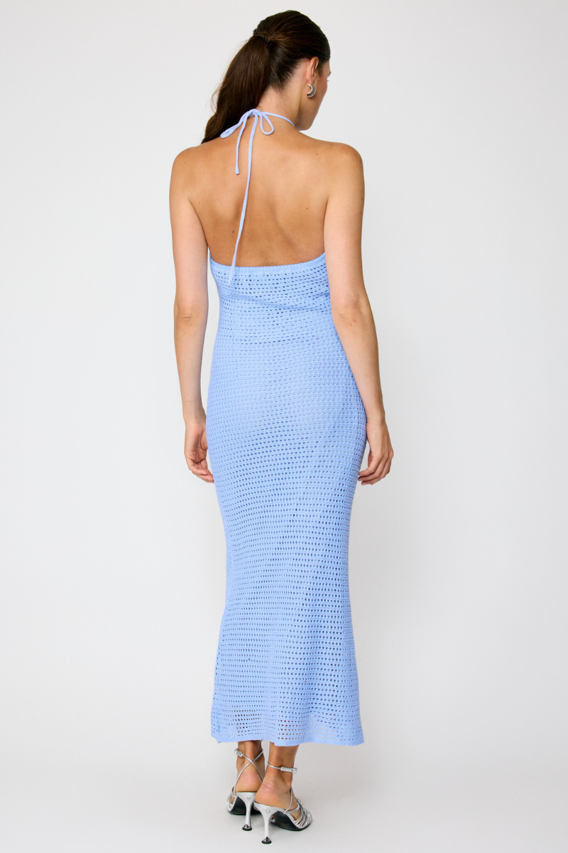 GIENNA MAXI DRESS - POWDER BLUE