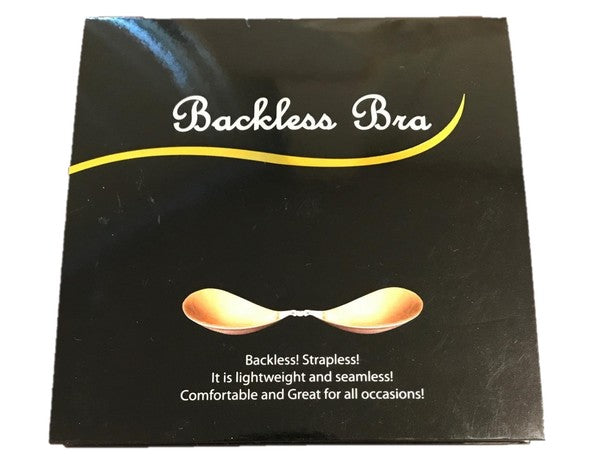 BACKLESS & STRAPLESS ADHESIVE BRA - BLACK