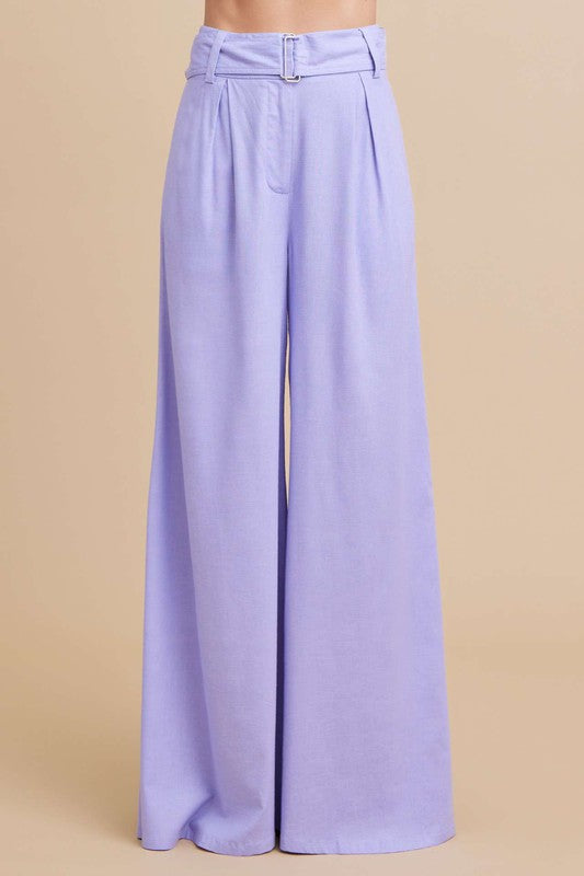 Linen Two Piece Set - Lilac