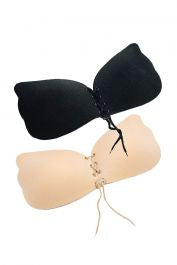 INVISIBLE PUSH UP BRA - BLACK
