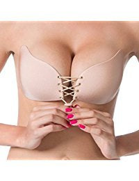 INVISIBLE PUSH UP BRA - BLACK