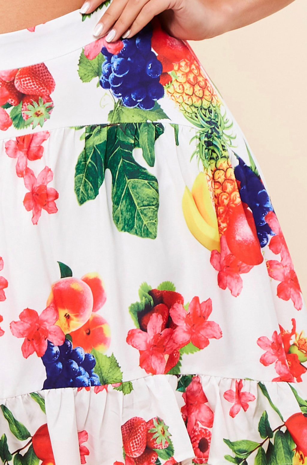 Set De Falda Y Crop Top Multicolor