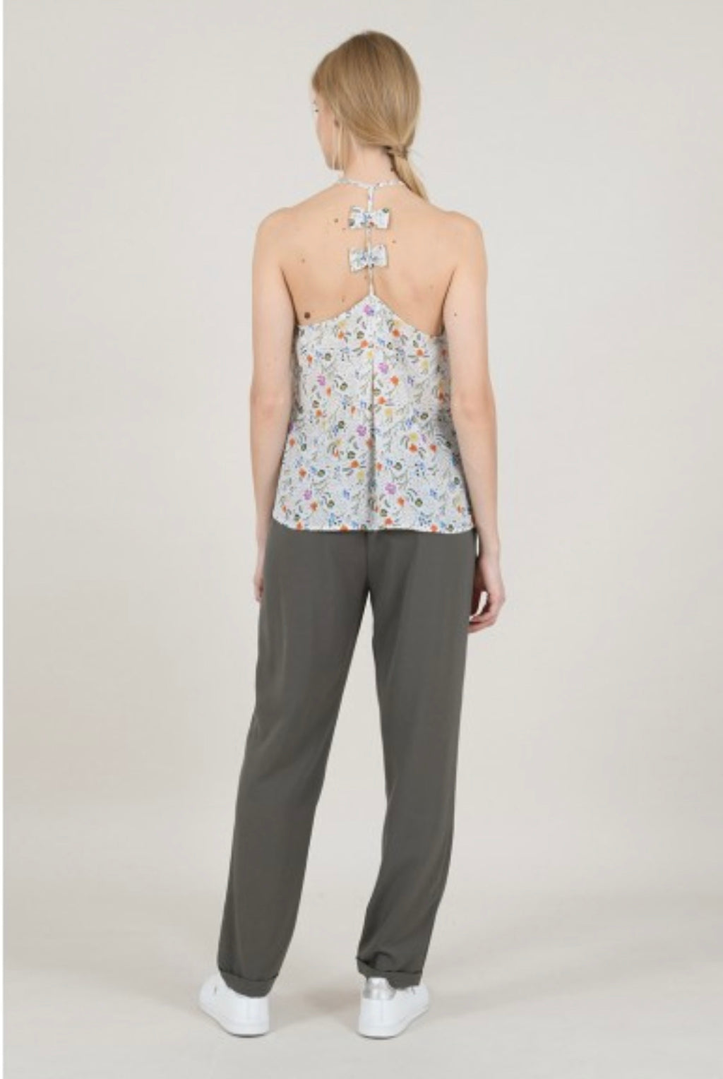 Halter Flower print top