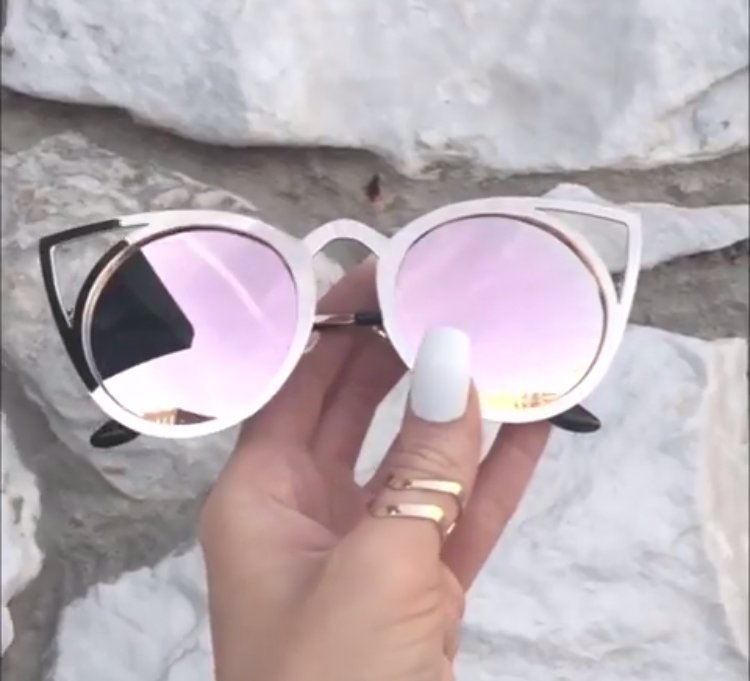LENTES DE SOL TOPFOXX KITTYKAT ROSE GOLD