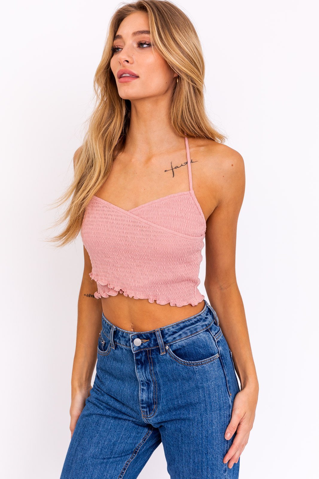 HALTER CROP TOP