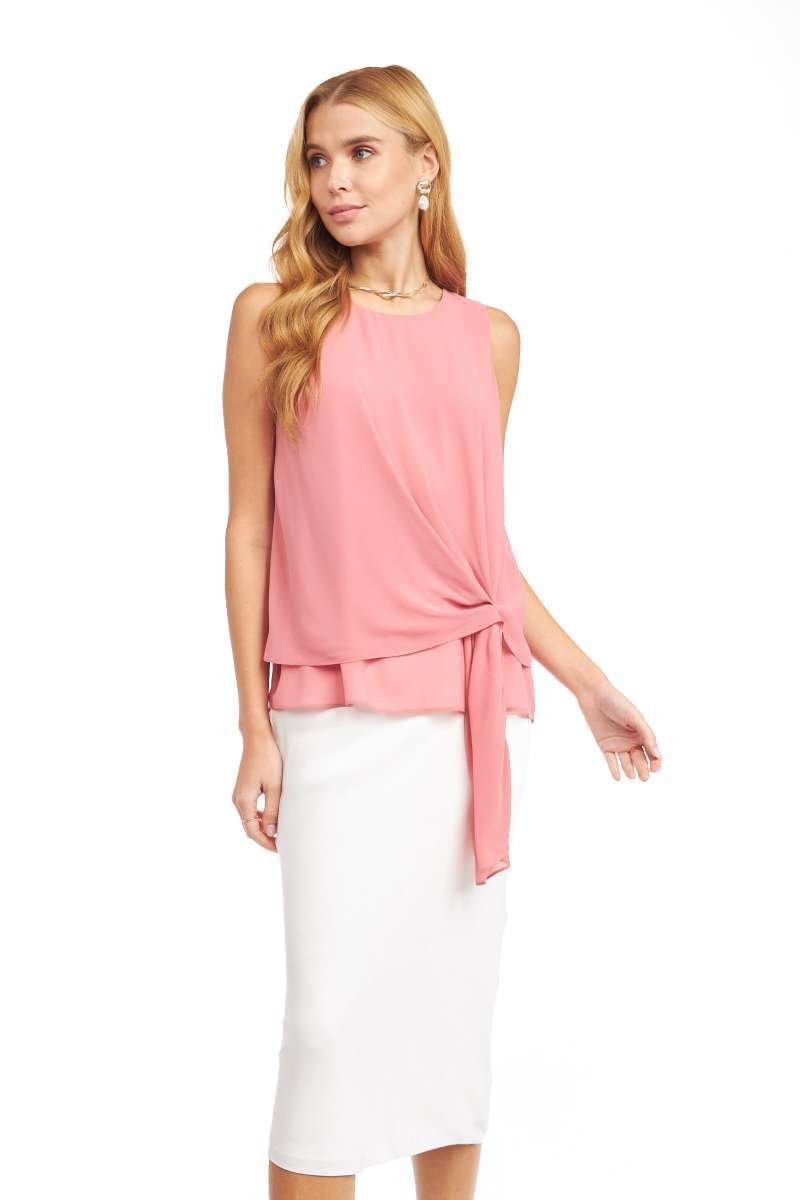 TOP WITH FRONT TUCK DETAIL