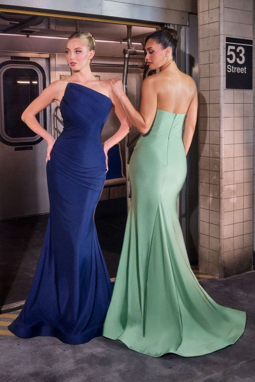 STRAPLEE MAXI DRESS - NAVY BLUE