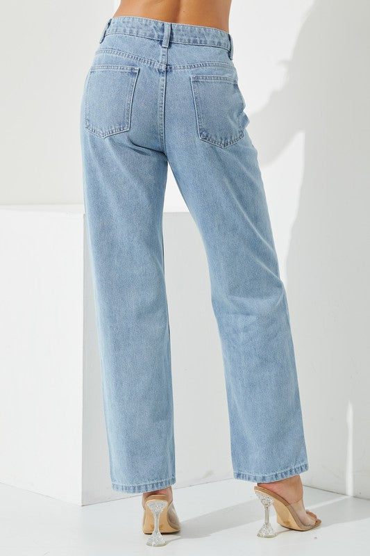 Denim Crop Jacket And Trouser Denim